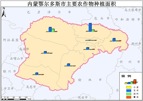 内蒙古自治区主要农作物种植面积和总产量数据