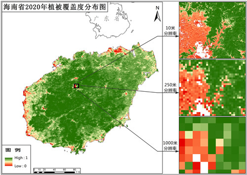 海南省植被覆盖度（VFC）10米逐月数据