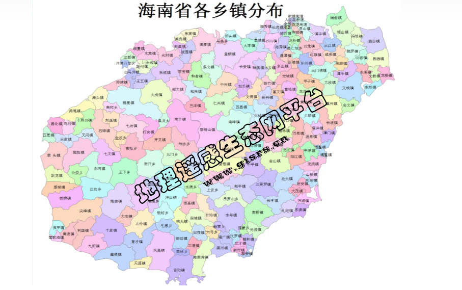 中国乡镇街道行政边界数据