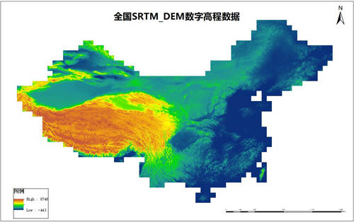 全国SRTM_DEM数字高程数据